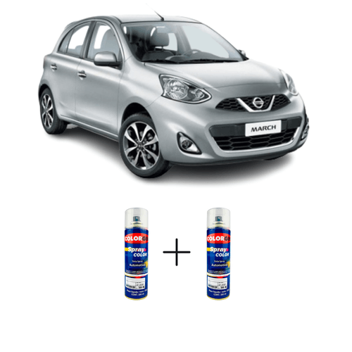 Spray Automotivo Prata Classic + Spray Verniz 300ml
