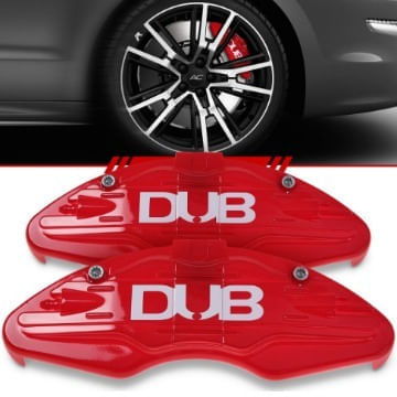 Capa Pinça Freio Vermelho Universal para Rodas Aro 14 a 26 M3 CPBR1010DVM