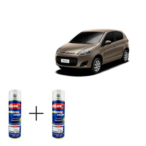 Spray Automotivo Cinza Tellurium + Spray Verniz 300ml
