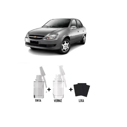 Tira Risco - GM Cinza Rusk + Verniz 15ml