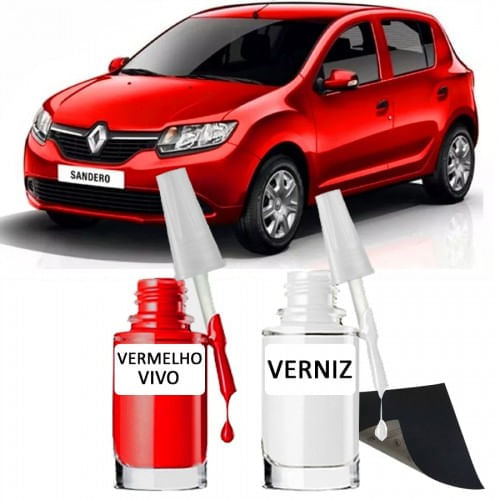 Tira Risco - Vermelho Vivo + Verniz 15ml