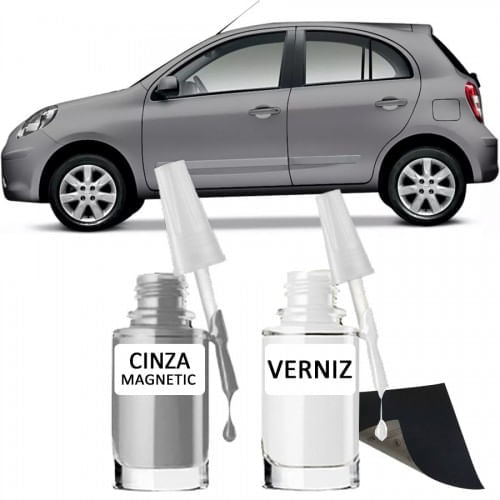 Tira Risco - Nissan Cinza Magnetic + Verniz 15ml