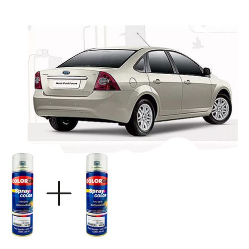 Spray Automotivo Prata Madrid + Verniz Spray 300ml