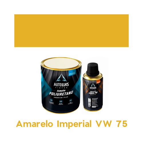 Tinta Automotiva Pu Amarelo Imperial Vw 75 0,8l