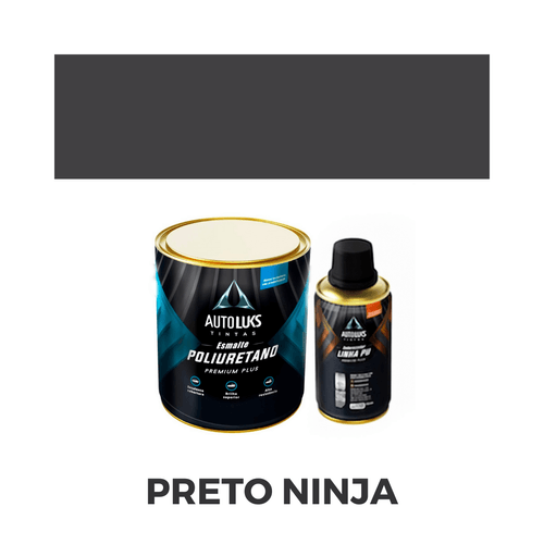 Tinta Automotiva Pu Preto Ninja VW95 0,8L