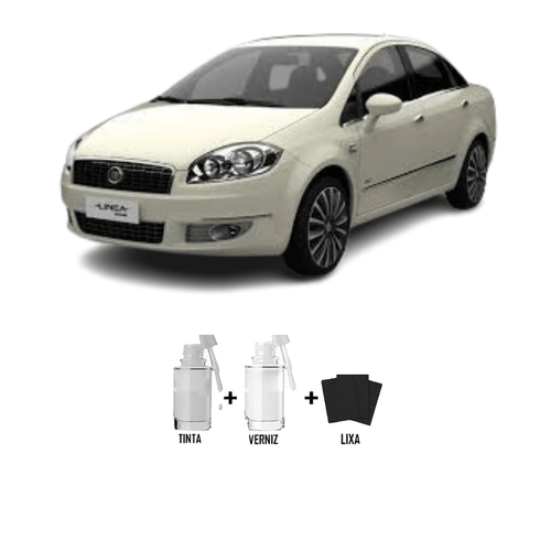 Tira Risco Fiat -Branco Kalahari + Verrniz 15ml