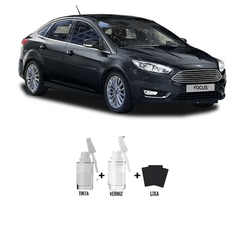Tira Risco - Ford Preto Gales + Verniz 15ml