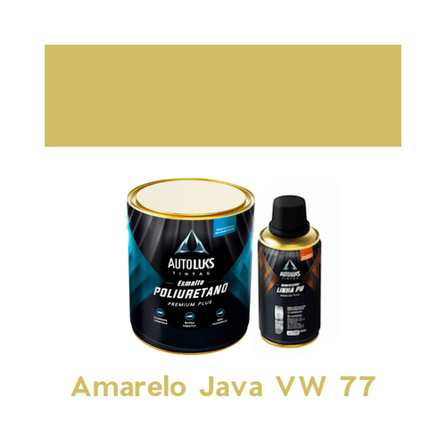 Tinta Automotiva Pu Amarelo Java VW77 0,8L