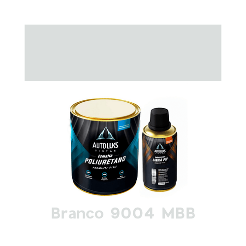 Tinta Automotiva Pu Branco 9004 Mbb 0,8l