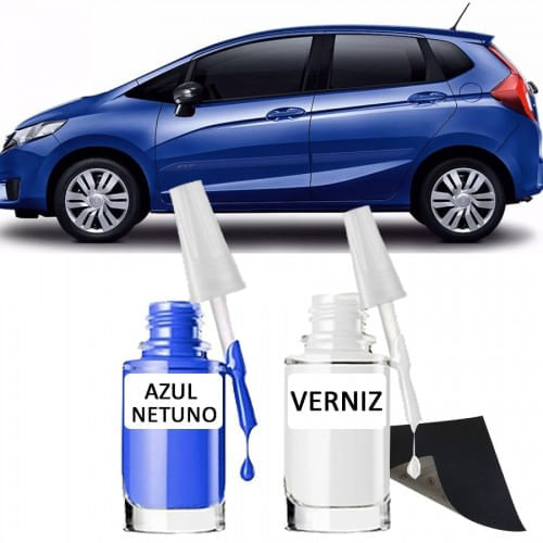 Tira Risco - Honda Azul Netuno B593M + Verniz 15ml