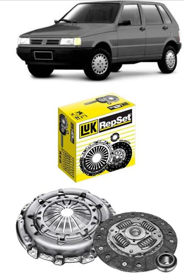 Kit Embreagem Fiat Uno Fire 1.0 1.3 2000 A 2010 Com Rolament
