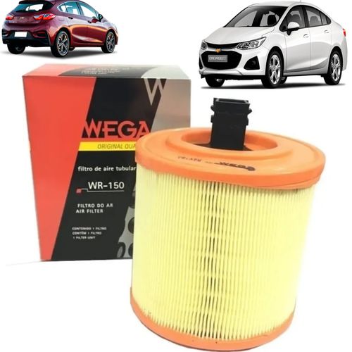 FILTRO DO AR CRUZE TURBO FLEX 1.4 2016 A 2022 WEGA