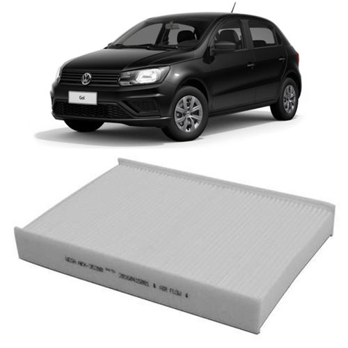 FILTRO DO AR DA CABINE GOL G7 G8 1.0 3CC 2017 A 2022 WEGA