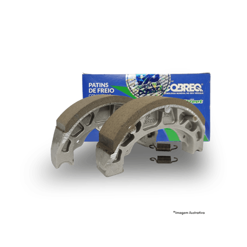 Patim De Freio Cg 125 1983 até 1999 Traseiro - Cobreq