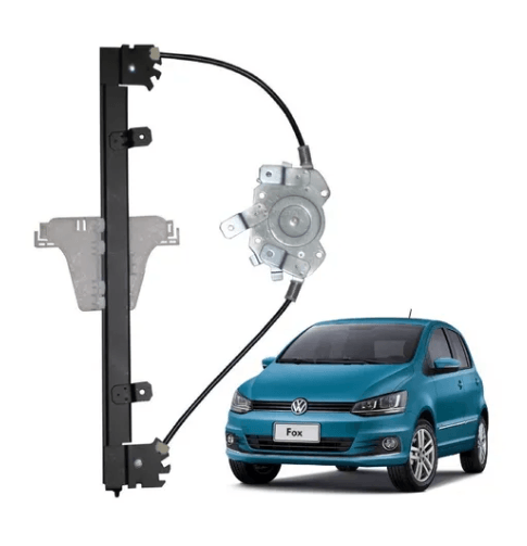 Máquina do Vidro Elétrica S/ Motor Fix. Mabuchi Porta Tras. Esquerda VW Fox 21313 5Z4.839.401.A - SM