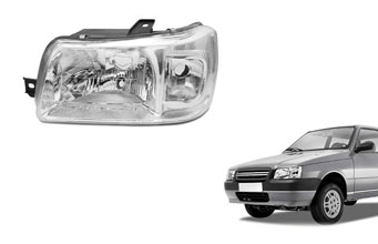 Farol Dianteiro LE H4 Nino F-213 Com Pisca Fiat Uno Fiorino 2004 - 2014