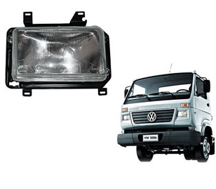 Farol Dianteiro Lado Direito H4 CAMINHAO VW LEVE MODERNO 2000> NINO FARÓIS F134C