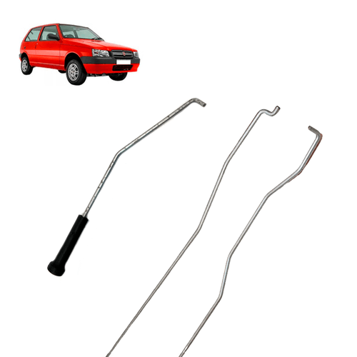 Kit Pino Trava e Haste Fechadura da Porta Uno Diant Esquerda