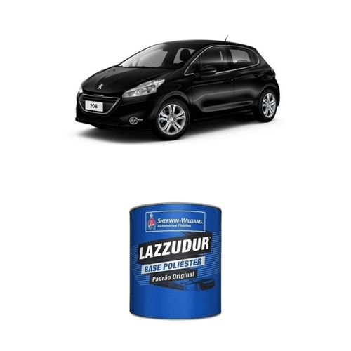 Tinta Poliester Preto Perla Perolizado KTV Peugeot 0,9L
