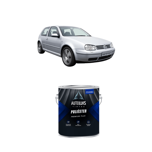 Tinta Poliester Prata Reflex Met VW LE7W - 8E8E 0,9L Autoluks