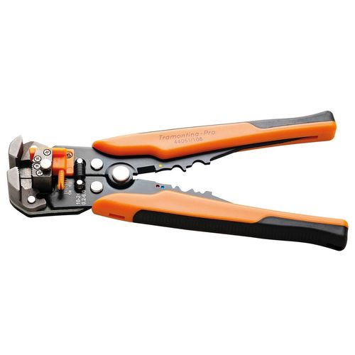 Alicate Desencapador de Fios Automático 8'' Pro Laranja Tramontina