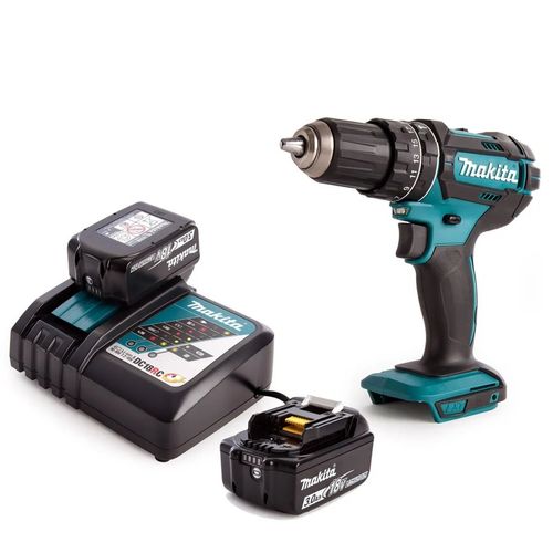 Parafusadeira Makita 18V Industrial 2 Baterias DHP482RFE