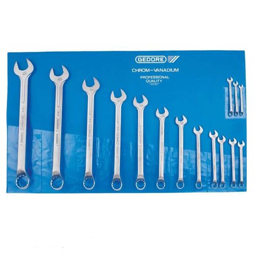 Chave Combinada Jogo Com /09P 15 1/4'-3/4' 1BE/P09 GEDORE