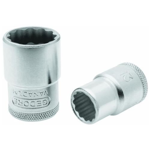 Soquete Estriado 1/2"" M 10mm D19 Gedore