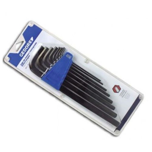 Chave Allen Jogo 14 Pecas 004-1/16""-9/16"" 42l-14p Gedore