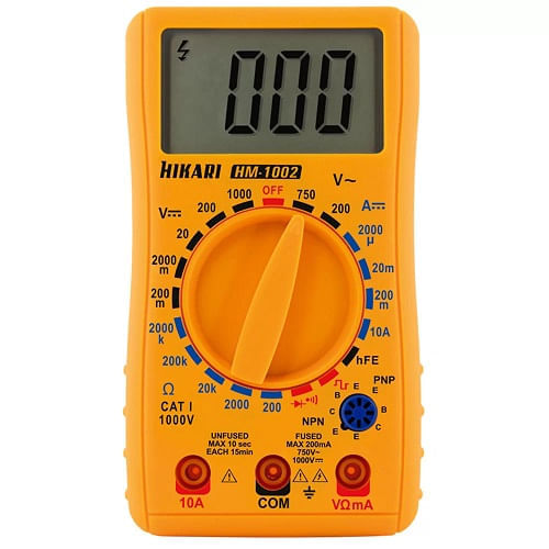 Multimetro Digital CAT-I HM-1002 1000V HIKARI