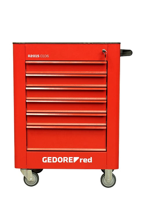 Carro Para/Ferramentas 6GAV VM Mechanic Red GEDORE