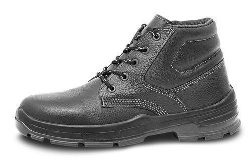 Bota Vaqueta Bico P Com Cadarço Preta Nº43 Bracol