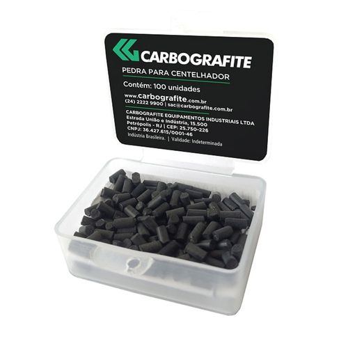 Pedra para Acendedor Caixa com 100 CARBOGRAFITE 010042410