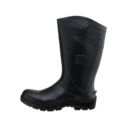 Bota de PVC Bico Aço 32cm com Forro N44 Preto CA40793 Marluvas