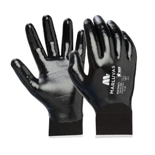 Luva Emborrachada G 9 Preto CA31021 Shogun Marluvas