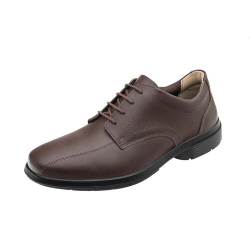 Sapato Sociall com Cadarço PU N44 Marrom ca33698 MARLUVAS