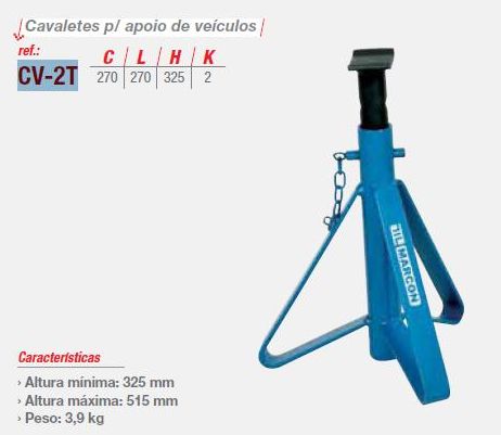 Cavalete Apoio Para Veiculos 2ton Marcon Cv-2t