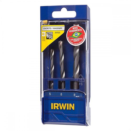 Jogo Broca com 3Pçs Concreto 5,0- 8,0 mm IRWIN