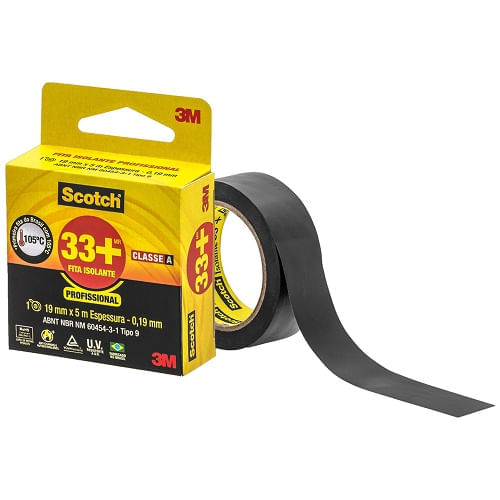 Fita Isolante 33+ 19mmx5m 3M