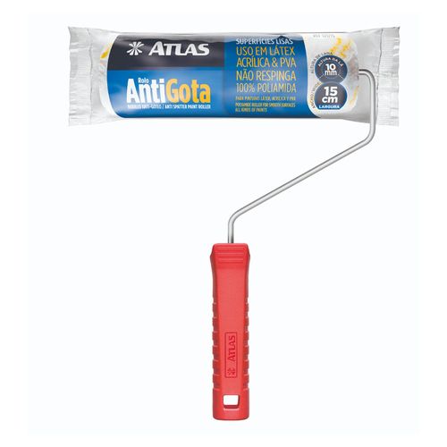 Rolo Para Pintar 15cm Antigota Atlas