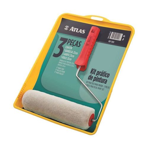 Kit Pintura Com 3 Peças Básico Atlas