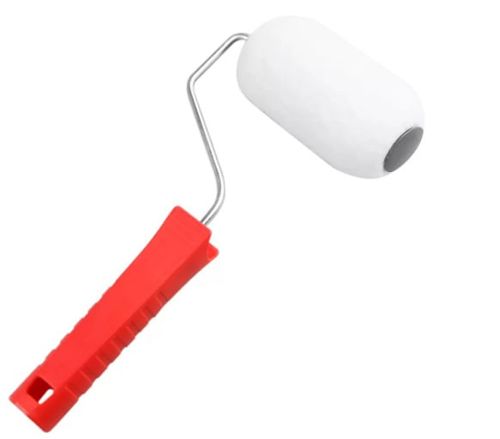 Rolo Para Pintura  9cm Lã de Carneiro Com Suporte Atlas