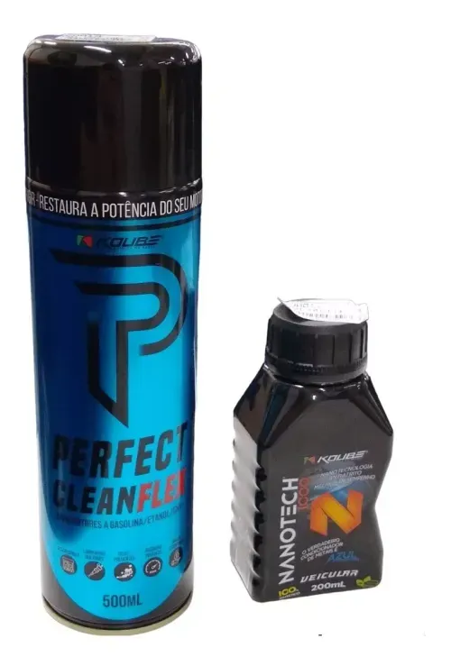 Combo Aditivo Nanotech 1000 + Koube Perfect Clean Flex