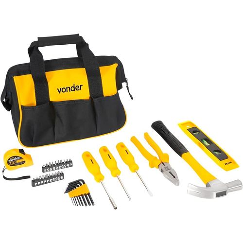 Jogo de Ferramentas com 36 Peças + Bolsa - VONDER
