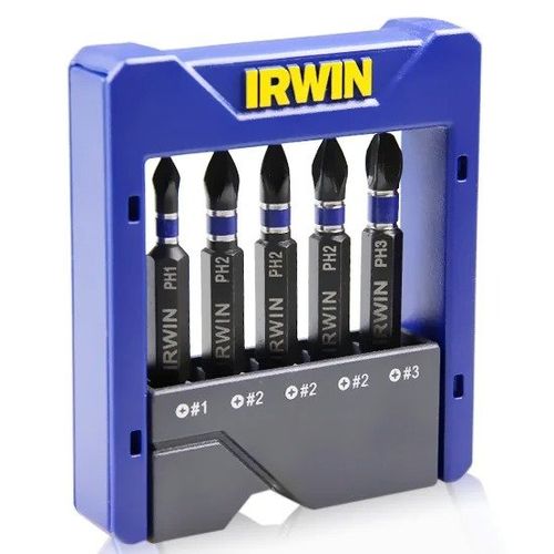 Jogo de Bits PH1 | PH2 | PH3 49MM Impact com 5 Peças