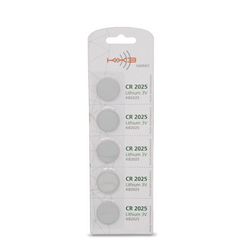 Bateria Para Controle de Alarme 5 Unidades KX3 CR2025