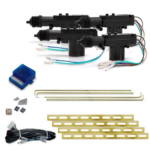 Kit Trava Elétrica 4 Portas Universal Golden Cabo