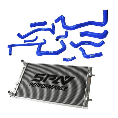 RADIADOR DE ÁGUA SPA 100% ALUMÍNIO + KIT MANGUEIRA PARA VW GOLF GTI / AUDI 1.8T 20V
