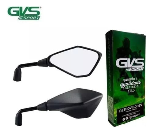 Espelho Retrovisor Kawasaki Z400 Z 400 Gvs Rosca Yamaha Par