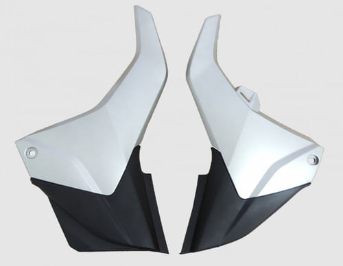 Lateral Titan 150 2014 Prata
